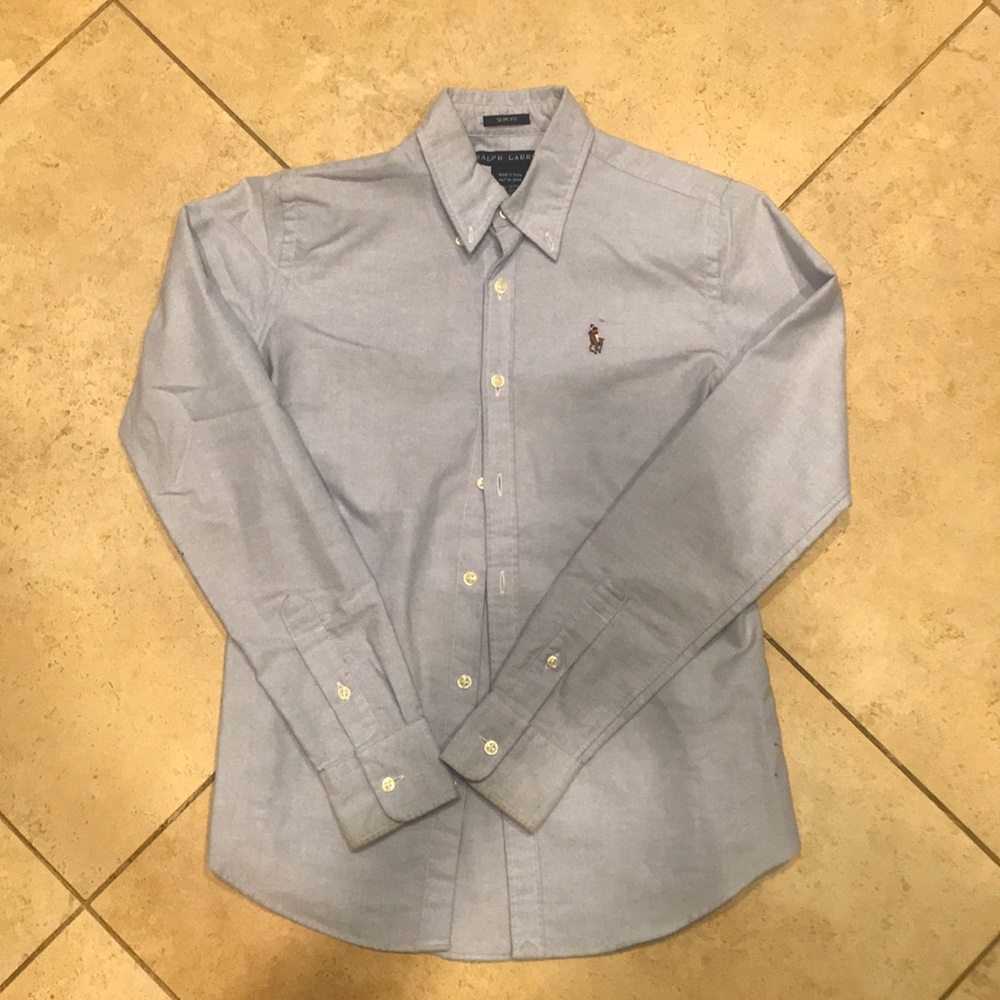 Polo Button Up Shirt Womens